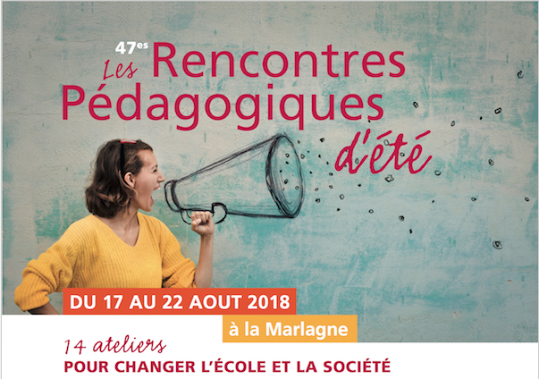 Actualité n°7 : Bientôt les Rencontres Pédagogiques d’Eté